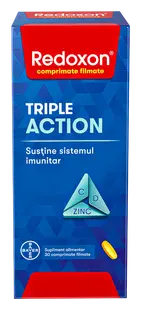 Redoxon Triple Action, 30 comprimate filmate, Bayer