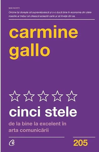 Cinci stele - Paperback brosat - Carmine Gallo