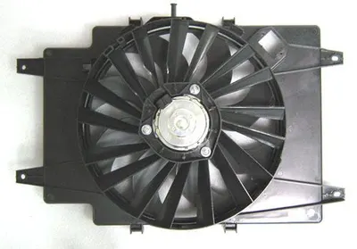 Ventilator radiator (cu carcasa) potrivit ALFA ROMEO 147 1.6 1.6LPG 01.01-03.10
