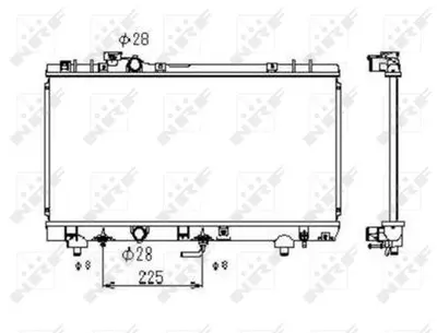 Radiator apa racire motor TOYOTA PASEO 1.5 intre 1995-1999