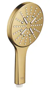 Para de dus Grohe Rainshower SmartActive 130 26574GN0, 1/2, universala, 3 pulverizari, anti-calcar, mat, Cool sunrise