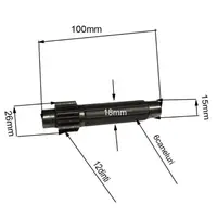 Ax canelat RURIS PS6500k-1-18, pentru motosapa Dac, Ruris, Zimbru, Gigant