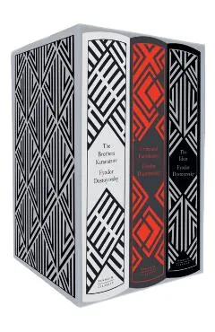 Fyodor Dostoyevsky 3-Book Boxed Set: Crime and Punishment; The Idiot; The Brothers Karamazov