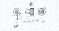 Ventilator habitaclu potrivit BMW 5 (F10), 5 (F11), 5 GRAN TURISMO (F07), 6 (F12), 6 (F13), 6 GRAN COUPE (F06), 7 (F01, F02, F03, F04); ROLLS-ROYCE GHOST I 1.6-6.6 02.08-03.20