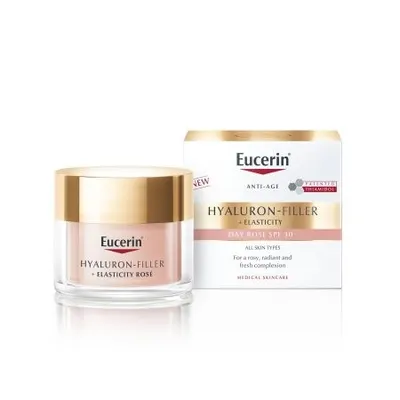 Cremă de zi SPF30 Hyaluron-Filler + Elasticity Rosé, 50 ml, Eucerin