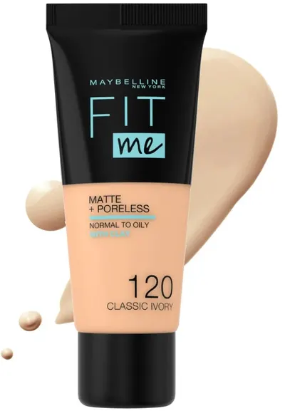 Maybelline fond de ten Fit Me Matte, 120 Classic Ivory, 30 ml