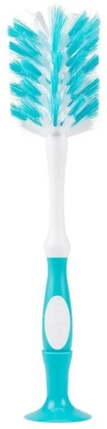 Perie de curățare a biberonului Dr. Brown's Soft Touch Deluxe, albastru