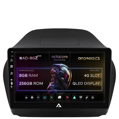 Navigatie Hyundai IX35 (2009-2015), Android, Z-Octacore 8GB RAM + 256GB ROM, 10.1 Inch - AD-BGZ10008+AD-BGRKIT189