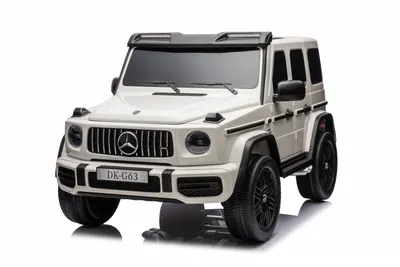 Masinuta electrica pentru 2 copii Mercedes G63, 4x4, 800W, 24V-14Ah, cu MP4, alba