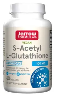 S-Acetyl-L-Glutathione, 100 mg, 60 tablete, Jarrow Formulas