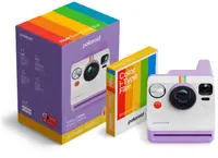 Aparat foto instant Polaroid - Now Gen 3, Purple + Film Color i-Type, 8 poze