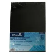 Coperta indosariere A4 Office Cover, PVC fumuriu, transparent, 0. 15mm, top cu 100 coli