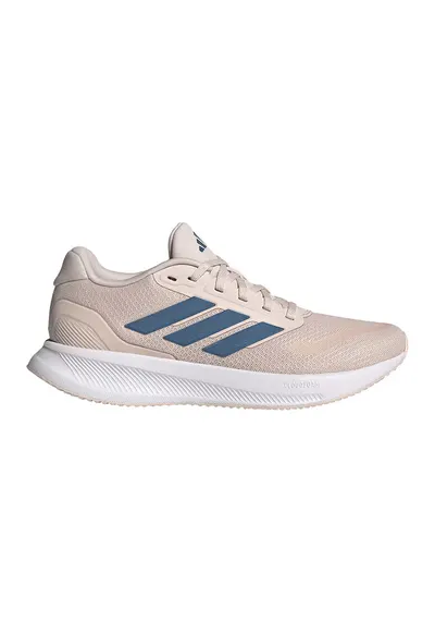 Pantofi Runfalcon 5 de plasa cu garnituri din material sintetice pentru alergare - Albastru inchis/Roz pal