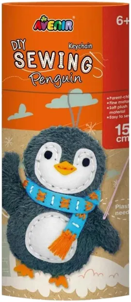 Set creativ Avenir - Breloc tip pinguin DIY