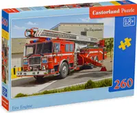 Puzzle Castorland din 260 de piese - Mașină de pompieri