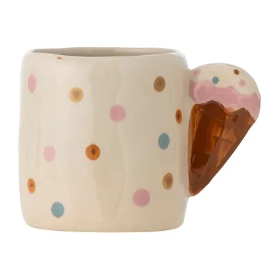 Cană pentru copii bej din ceramică 255 ml Creamy – Bloomingville Mini