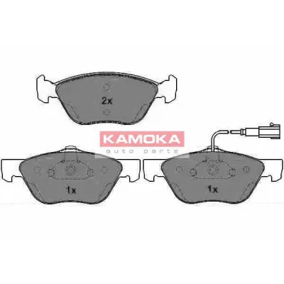 Set placute frana, frana disc KAMOKA JQ1012598