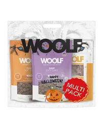 WOOLF Multipack Halloween 3x100g mix recompense câini