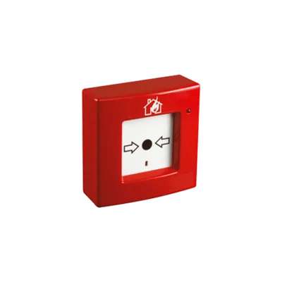 P445 - Buton conventional de alarma spargere rosu