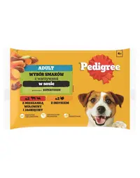 PEDIGREE Mix arome in sos 4x100g vita si miel, curcan