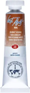 Vopsea de acuarelă Nevskaya Palitra Leningrad Nopți Albe - 406, Sienna arsă, 10 ml