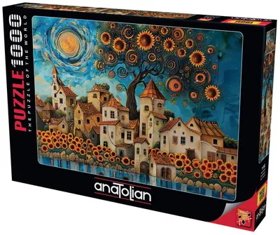 Puzzle Anatolian din 1000 piese - Floarea soarelui