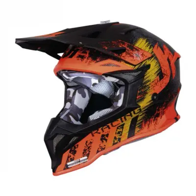 Casca motocross atv Just1 J39 Storm, culoare portocaliu negru, marime L
