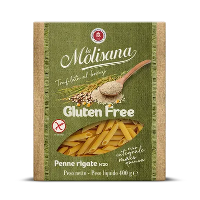 Paste Fara Gluten Penne Rigate No20 La Molisana 400g