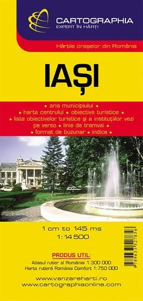 Hartă rutieră Iași - Paperback - ***