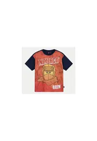 Tricou baieti - 304705816 - Poliester/Bumbac organic - Albastru - Albastru