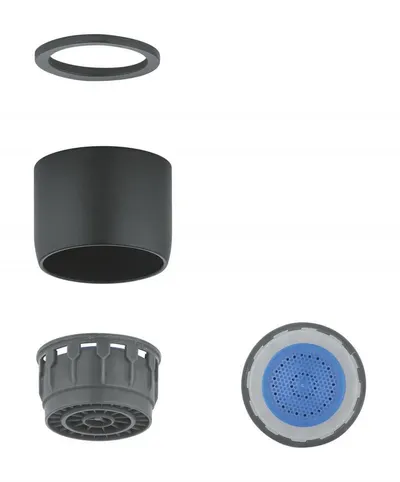 Aerator Grohe 13928KS0, pentru baterie bucatarie 32917KS0, mat, Negru