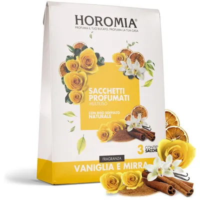 Saculeti Parfumati Multifunctionali cu Orez Vaniglia e Mirra 3buc