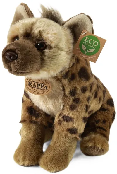 Jucărie de pluș Rappa Eco prietenii - Hiena, așezată 27 cm