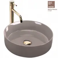 Lavoar pe blat bej, rotund 36 cm, Rea Sami