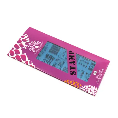 Matrita pentru stampila unghii de Anul Nou #11, Global Fashion, L40, 12,5*6,5 cm Engros