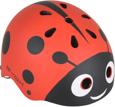 Cască pentru copii Byox - Skate Y09, S, 48-54 cm, Ladybug