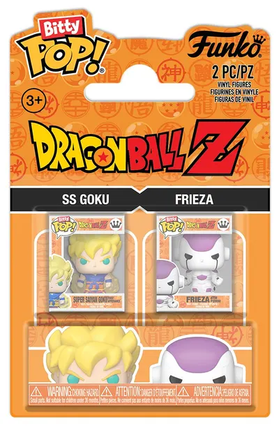 Set de figurine mini Funko Bitty POP! Animation: Dragon Ball Z - SS Goku & Frieza