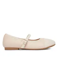 Balerini copii - confortabili - bej - textil