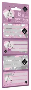 Etichete școlare Lizzy Card Wild Beauty Purple - 12 buc