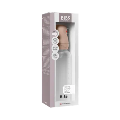 Set complet biberon anticolici 270 ml silicon Blush Bibs