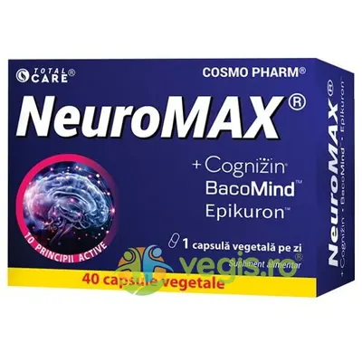 Neuromax + Cognizin 40cps vegetale