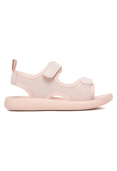Sandale fete - roz - textil - inchidere velcro - Roz