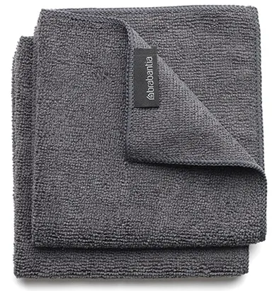 Set de 2 lavete din microfibră Brabantia - SinkSide, Dark Grey