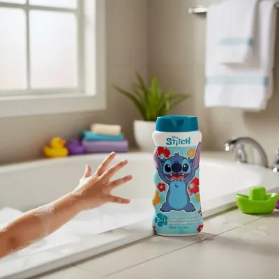 Gel de dus pentru copii si sampon 2 in 1 Stitch 475 ml