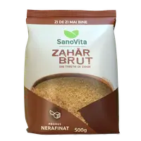 Zahar brut din trestie de zahar, 500g, SanoVita