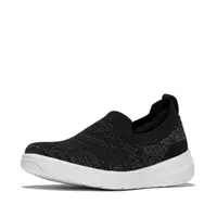 FITFLOP FitFlop Super-Q Knit Slip-Ons ZWART/ZILVER 36