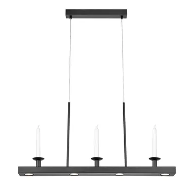 Lustră neagră LED cu intensitate reglabilă din metal Dining – Markslöjd