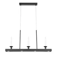 Lustră neagră LED cu intensitate reglabilă din metal Dining – Markslöjd