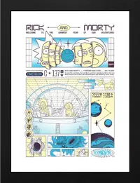 Posterul înrămat GB eye Animation: Rick and Morty - Bad Trip