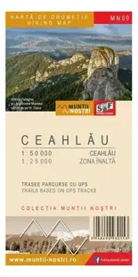 Masivului Ceahlău - Hartă de drumeție - Paperback - ***